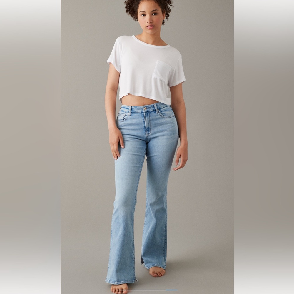 AE Next Level Curvy Super High-Waisted Flare Jean